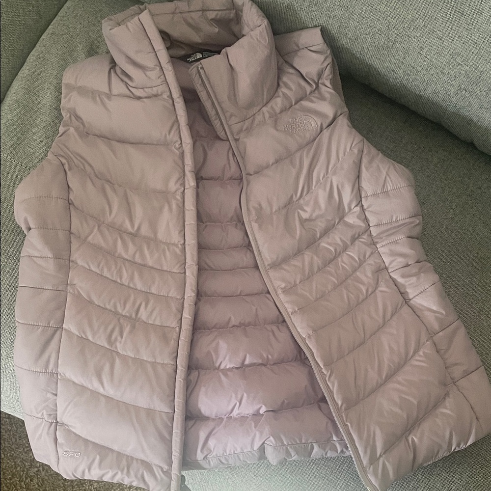 The North Face Women's light purple Puffer Vest
